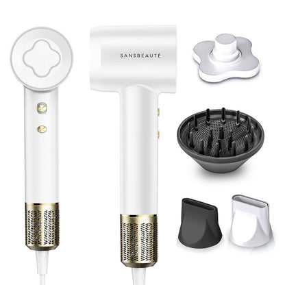 Sneldrogende Haardroger met Diffuser voor Gladde en Gedefinieerde Krullen