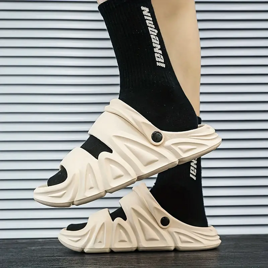 Slippers Gesloten Teen Antislipzool Comfortabel Voor Binnen en Buiten Dagelijks Gebruik