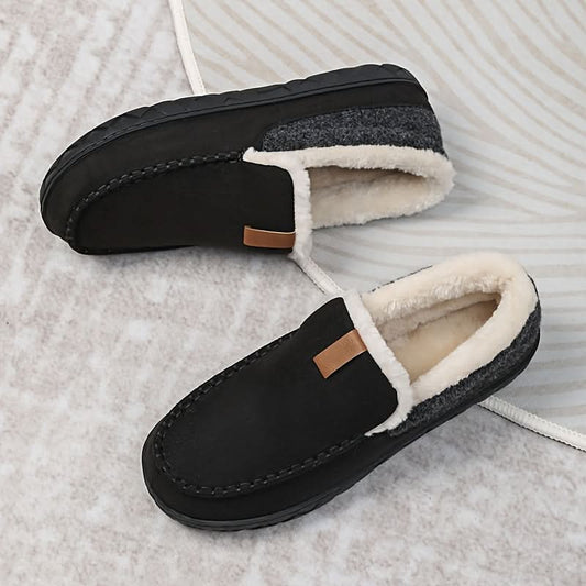 Loafers - heren - Schapenwol – warme en comfortabele winterslippers voor thuis