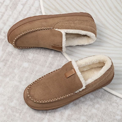 Loafers - heren - Schapenwol – warme en comfortabele winterslippers voor thuis