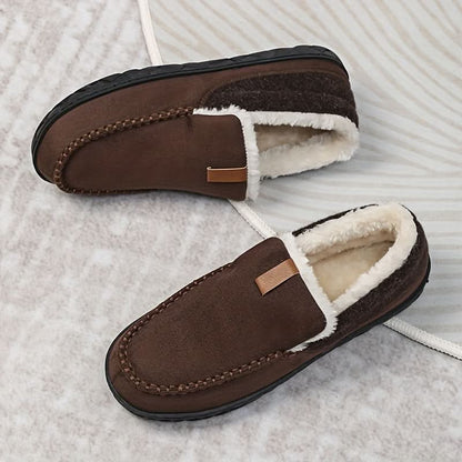 Loafers - heren - Schapenwol – warme en comfortabele winterslippers voor thuis