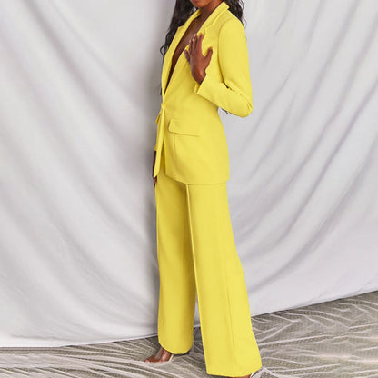 Chique blazer en broek set dames, elegant tweedelig - foto 3