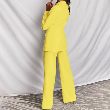 Chique blazer en broek set dames, elegant tweedelig - foto 4