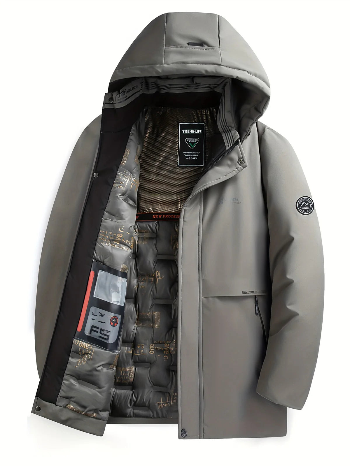 Waterdichte Winterjas Heren - Regular Fit - Extra ademend en Warm