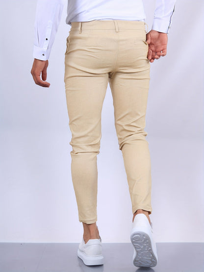 Jeremy Slim Fit Herenbroek - Stijlvol en Comfortabel voor Elke Gelegenheid