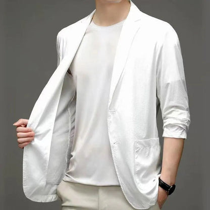 Lichtgewicht Zomerblazer Heren - UV-bescherming & Ademend - Stijlvol Ontwerp