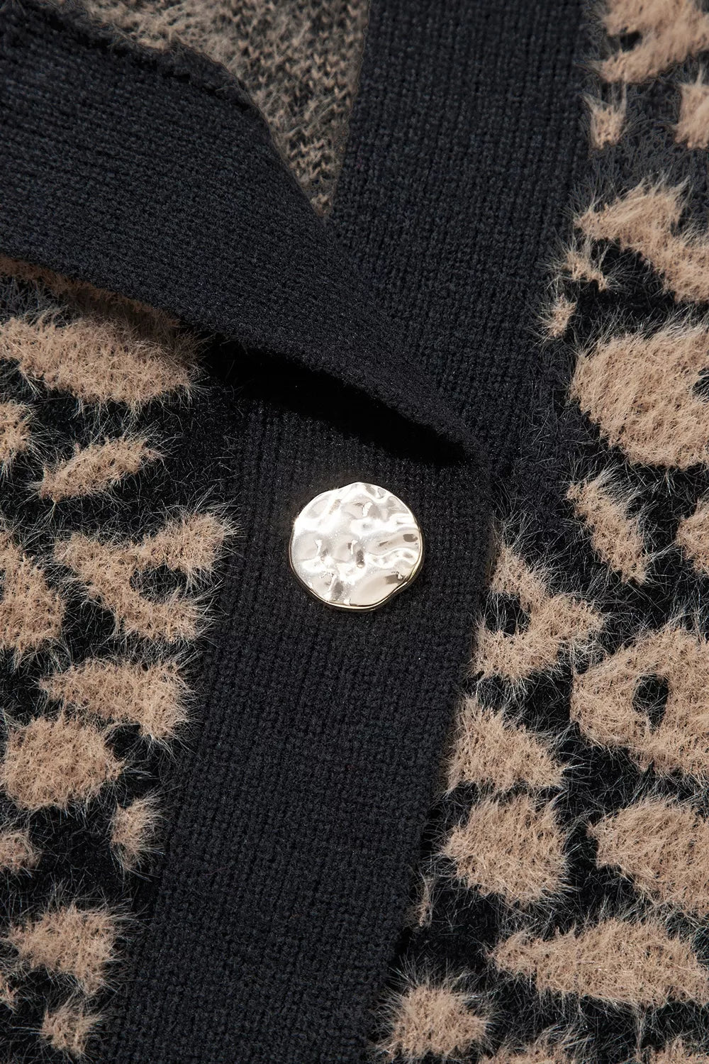 Spencer dames met luipaardprint - detailfoto