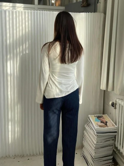 Elegante Dames Top – Comfortabele Blouse voor Werk, Casual en Avondlooks