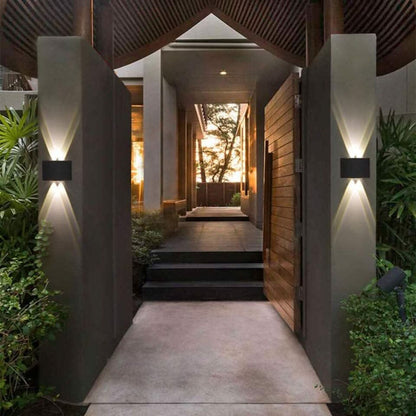 LED buitenwandlamp aluminium waterdicht energiezuinig licht