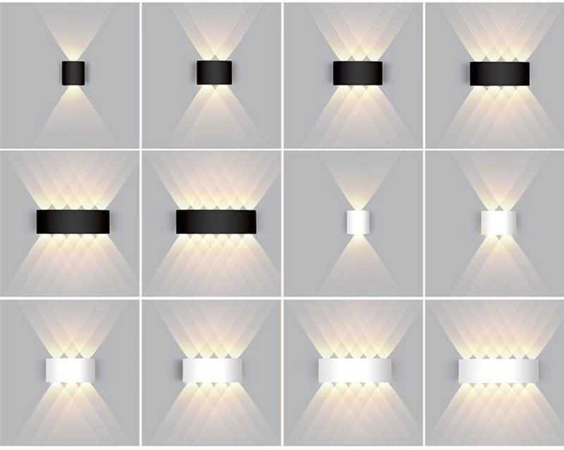 LED buitenwandlamp aluminium waterdicht energiezuinig licht