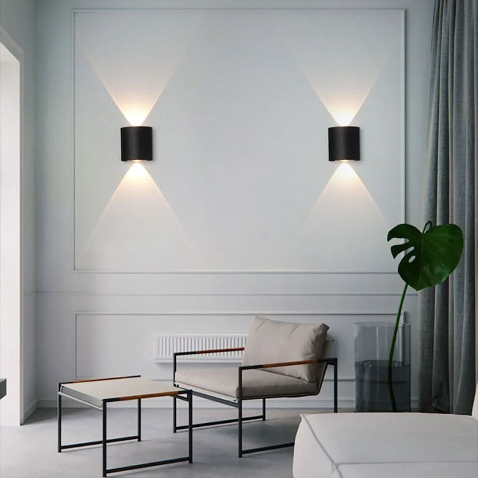 LED buitenwandlamp aluminium waterdicht energiezuinig licht