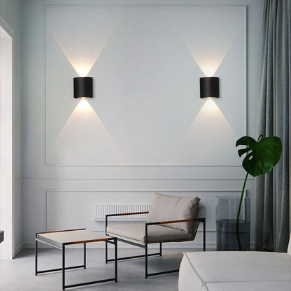 LED buitenwandlamp aluminium waterdicht energiezuinig licht