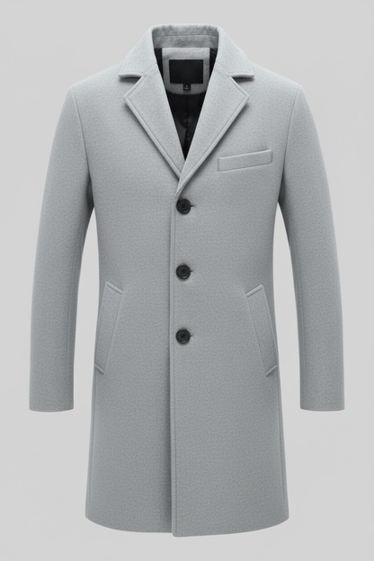 Heren trenchcoat winterjas klassiek model