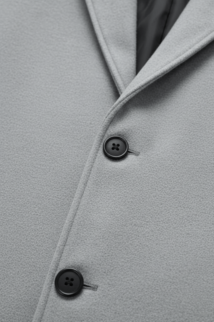 Heren trenchcoat winterjas klassiek model