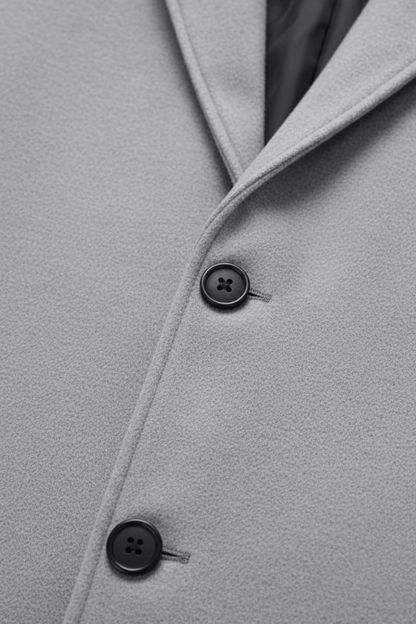 Heren trenchcoat winterjas klassiek model