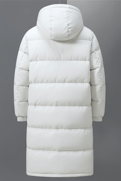 Trenchcoat heren met capuchon geïsoleerd