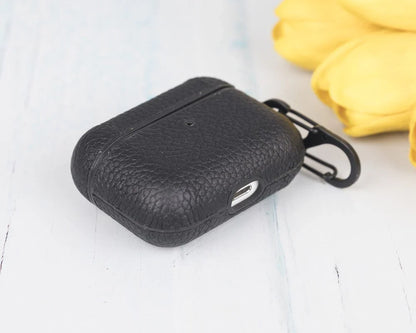 Meerdere kleuren leren hoesjes voor AirPods Pro naast elkaar