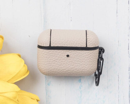 Meerdere kleuren leren hoesjes voor AirPods Pro naast elkaar