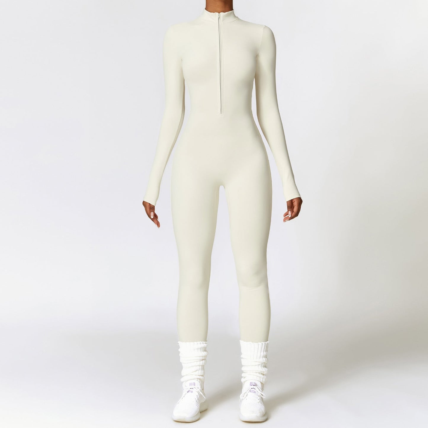 Fleece Zipper - Dames - Ski Fashion - Jumpsuit met Comfortabele pasvorm die met je meebeweegt