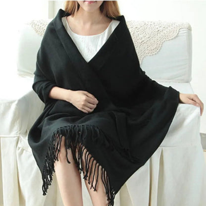 Kasjmier Sjaal – Zachte, Warme & Luxe Winteraccessoire met Tijdloos Ruitenpatroon