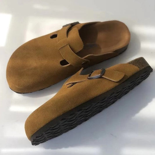 Premium leren Boston sandalen, unisex en comfortabel