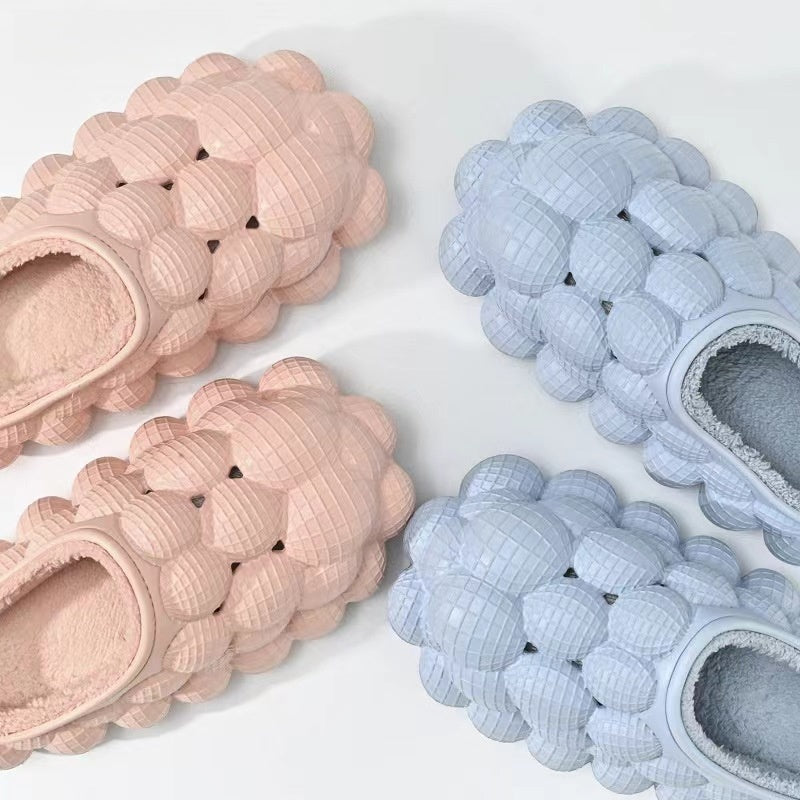 Bubble slides van EVA met bolletjes over de hele schaal en pluche voering - beeld 11
