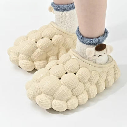 Bubble slides van EVA met bolletjes over de hele schaal en pluche voering - beeld 12