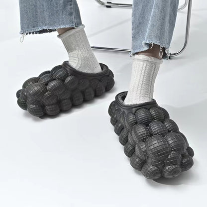 Bubble slides van EVA met bolletjes over de hele schaal en pluche voering - beeld 13