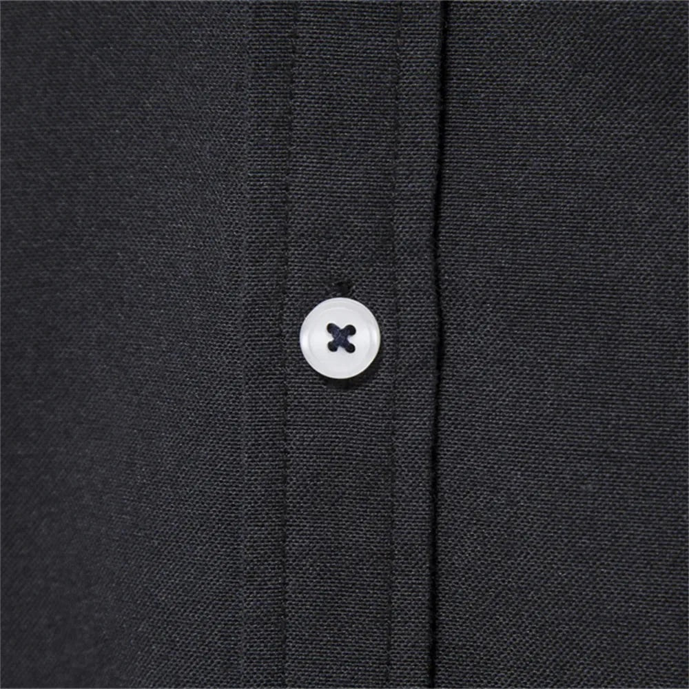 Button-down overhemd voor heren met contrasterende manchetten - beeld 4