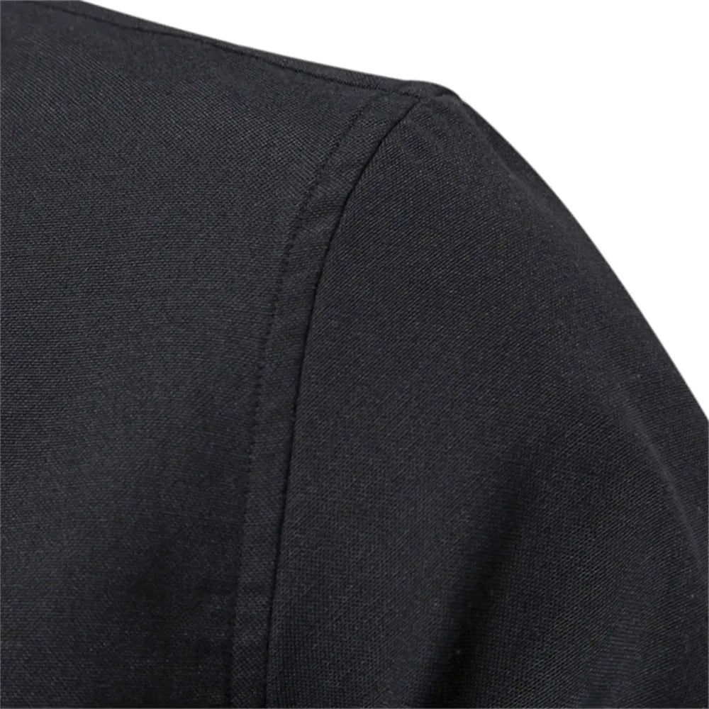 Button-down overhemd voor heren met contrasterende manchetten - beeld 5