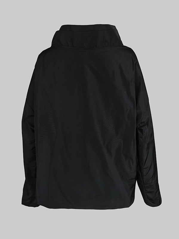 Gedrapeerd jack dames met asymmetrische voorkant