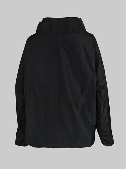 Gedrapeerd jack dames met asymmetrische voorkant