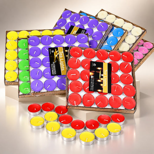 Theelichtjes met citronellageur in dozen van 50