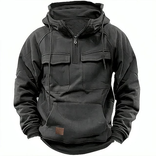Warme Premium Hoodie voor de Winter - Katoenmix met Fleece Voering en Capuchon