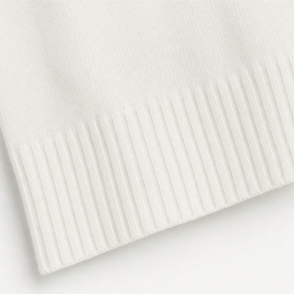 Trui dames met watervalhals - detailfoto