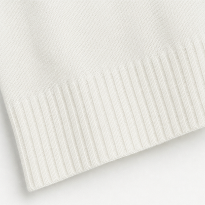 Trui dames met watervalhals - detailfoto