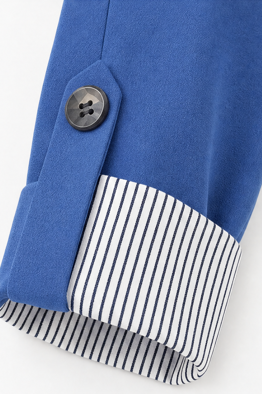 Blazer dames met omslagmouw - detailfoto