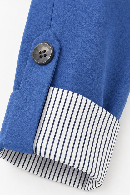 Blazer dames met omslagmouw - detailfoto