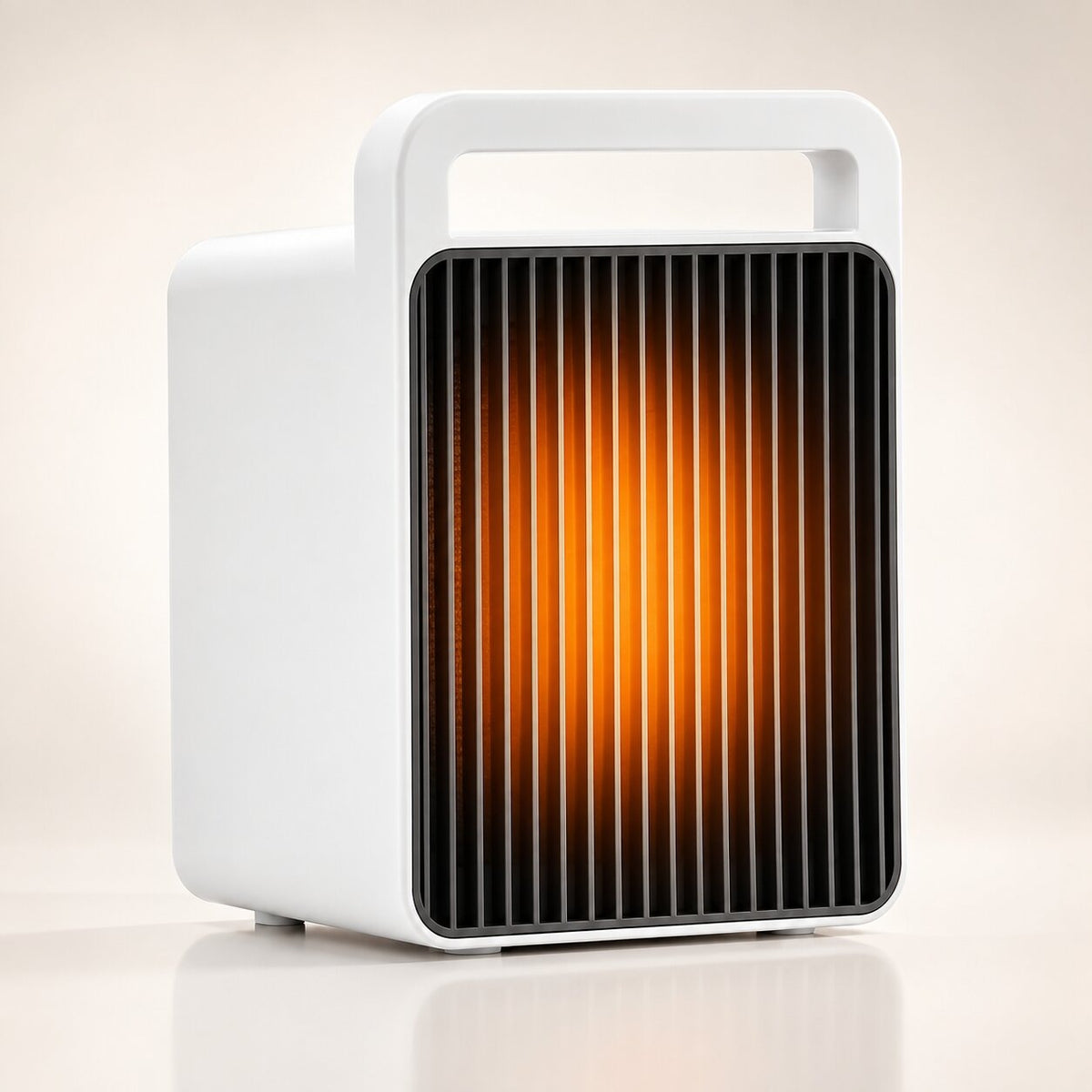 Compacte keramische kachel van 600 W met handvat