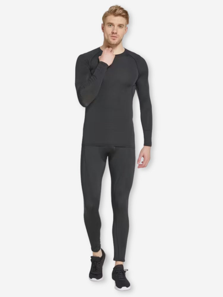 Compressieshirt voor heren met lange mouwen en ronde hals - beeld 2