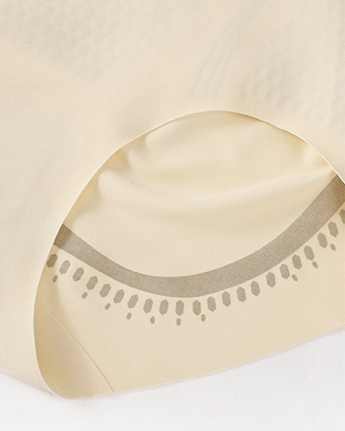 Corrigerende slip met hoge taille in naadloos stretchbreisel met honingraatpatroon