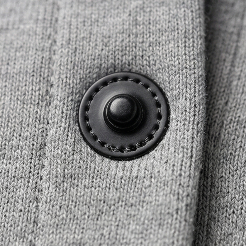 Vestjas dames met capuchon - detailfoto