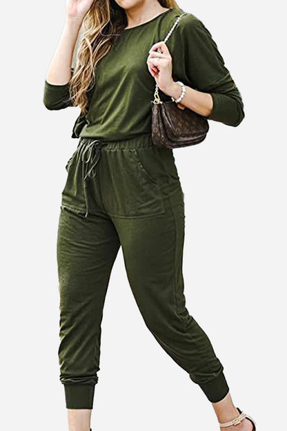 Jumpsuit Cozy Chic - Tweedelig Trainingspak - Licht & Comfortabel - Polyester