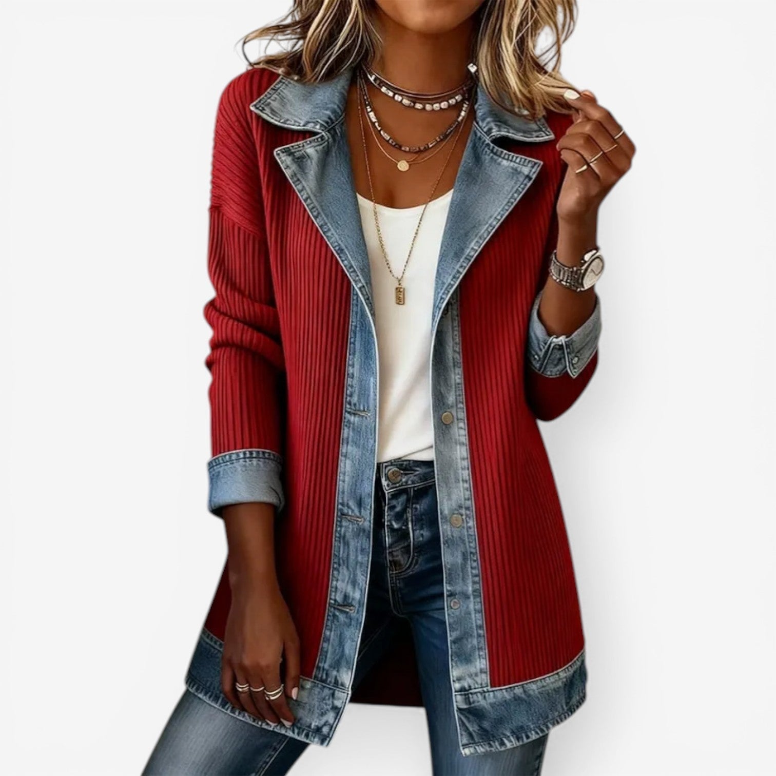 Jas Dames in Rood