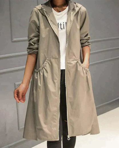 Trenchcoat Dames in Beige