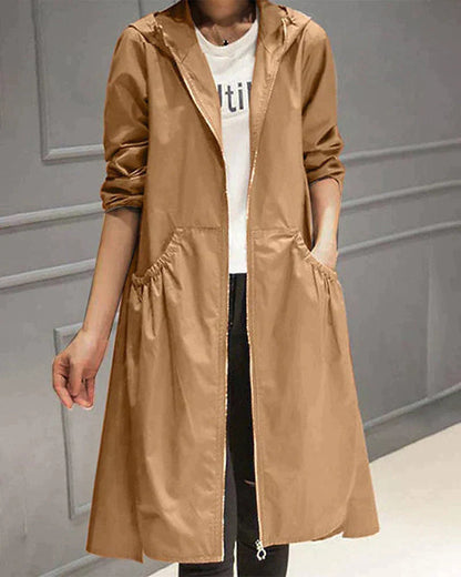 Trenchcoat Dames in Lichtbruin