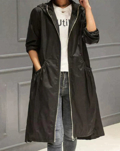 Trenchcoat Dames in Zwart