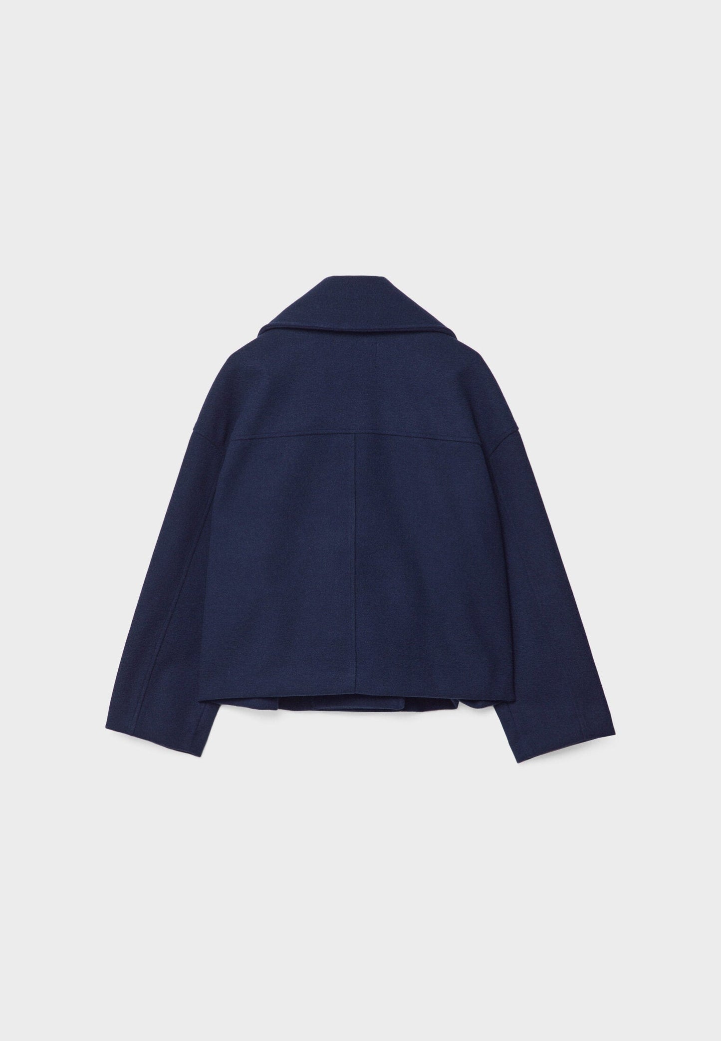 Korean Fashion - Korte Dames Jas met Dubbele Rij Knopen en Tijdloos Design
