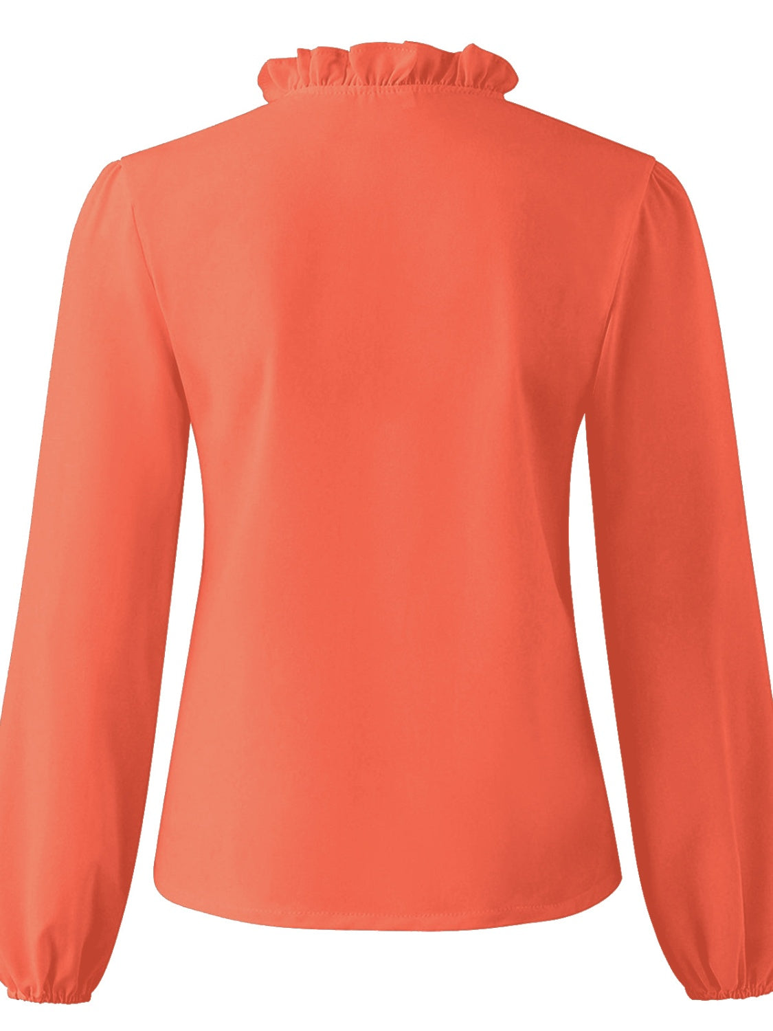Blouse dames met ruche - detailfoto