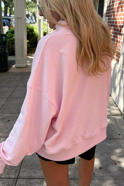 Sweater dames met borduursel - detailfoto